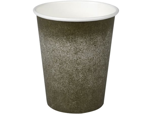 Kaffebæger The Swan, ABENA Gastro, 9,1cm, Ø8cm, 24 cl, 28 cl, grå, pap/PE - (20 stk.)