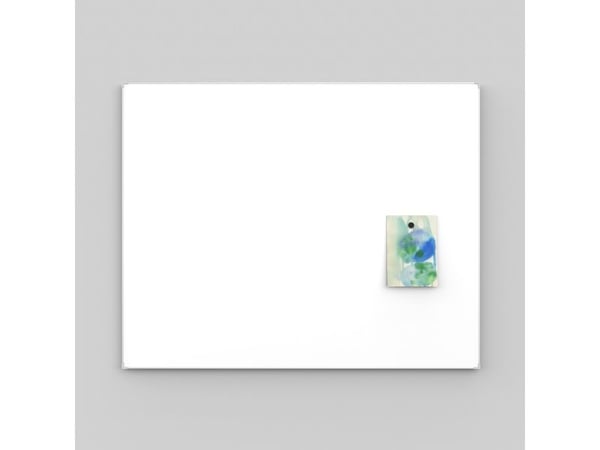 Lintex Boarder - Whiteboard - veggmonterbar - 2505 x 1205 mm - emalje - aluminiumramme med grå hjørner