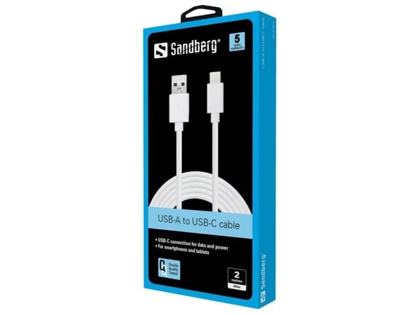 Sandberg - USB-kabel - USB-C (han) til USB Type A (han) - USB 3.1 - 2 m