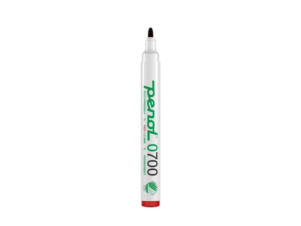 Marker Penol 0700 rød 1,5mm rund spids permanent - (10 stk.)