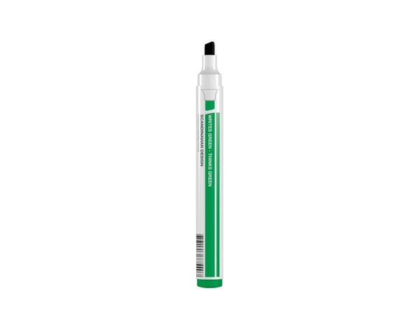 Marker Penol 0750 grøn 2-5mm skå spids permanent - (10 stk.)