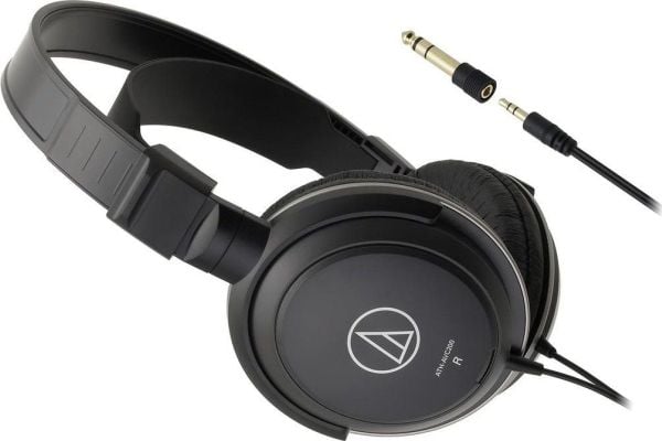 Audio-Technica SonicPro ATH-AVC200 - Hörlurar - fullstorlek - kabelansluten - 3,5 mm kontakt