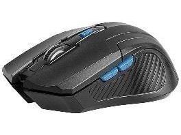 Tracer Fairy - Mus - optisk - 6 knapper - trådløs - 2.4 GHz - USB trådløs mottaker - svart