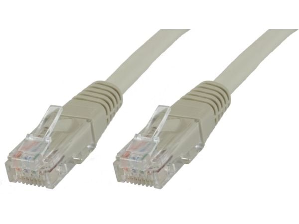 MicroConnect - Nettverkskabel - RJ-45 (hann) til RJ-45 (hann) - 50 m - 6 mm - UTP - CAT 6 - rund, uten hindringer, flertrådet - grå