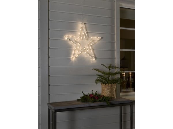 Konstsmide 4471-103, Ljusdekoration, figur, Transparent, Akryl, Polyvinylklorid (PVC), IP44, Star, CE