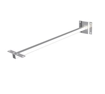 ESYLUX Wall Arm 700 WH, Hvit, Stål, 1 kg, 700 mm, 40 mm, 40 mm
