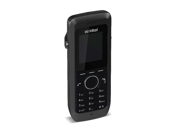Mitel 5613, DECT-puhelin, langaton luuri, 1000 numeroa, tekstiviestit (SMS), musta