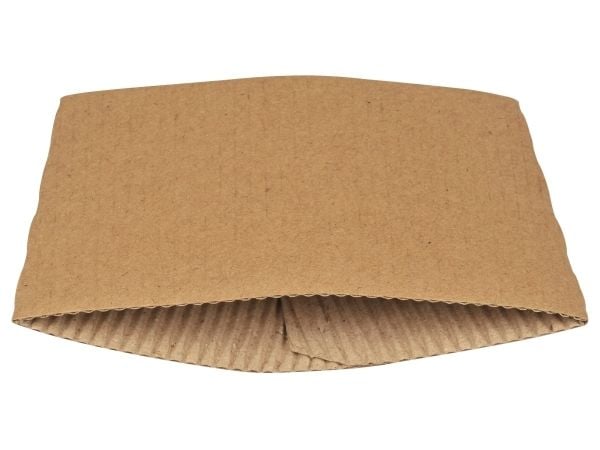 Kop sleeve, ABENA Gastro, 12,5x5,8cm, brun, pap - (10 stk.)