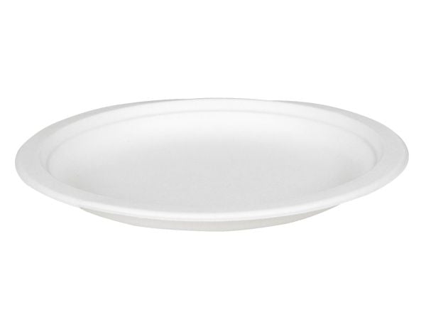 Fibertallerken, ABENA Gastro, Ø18cm, nature - (20 stk.)