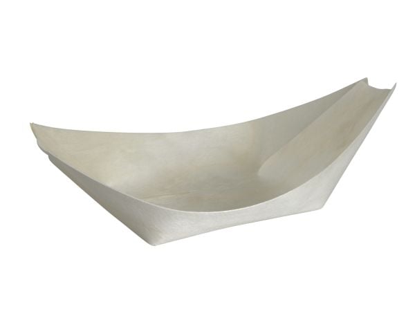 Træbåd, ABENA Gastro, 14,5x8,7x2cm, nature, træ - (10 stk.)
