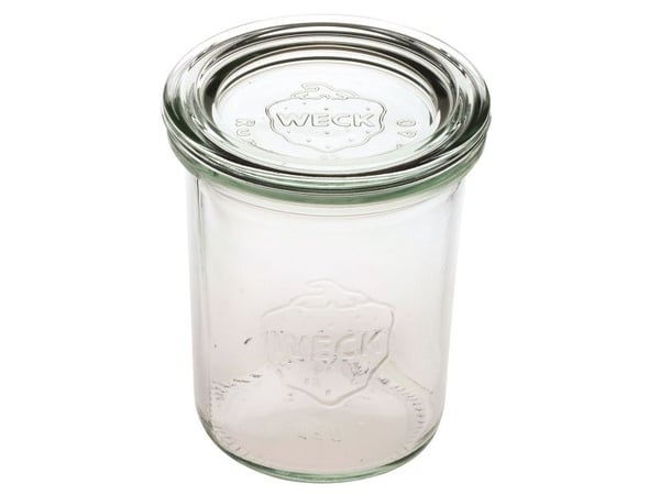 Patentglas Weck 160 ml Ø6.8x8 cm uden Låg Glas