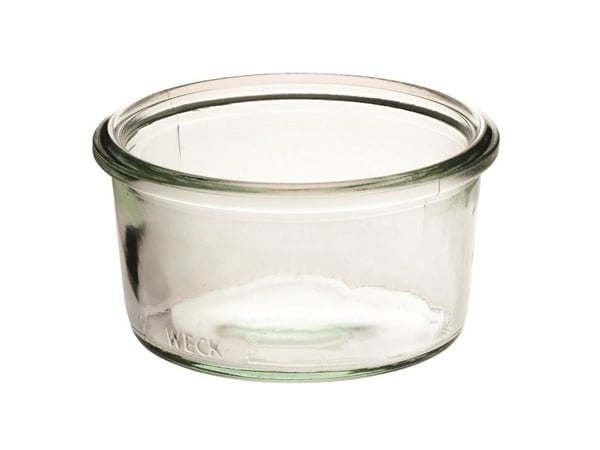 Patentlasi Weck 165 ml Ø8,8x4,65 cm uden Låg Glas,1 stk