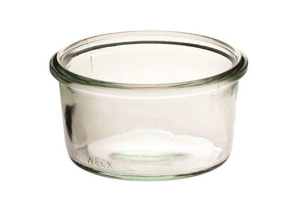 Patentglas Weck 370 ml Ø10.8x6.9 cm uden Låg Glas,stk