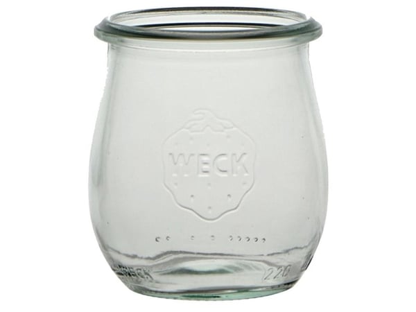 Patentglas Weck Tulip 220 ml Ø7.18x8 cm uden Låg Glas,stk Patentglas Weck Tulip 220 ml Ø7.18x8 cm uden Låg Glas,stk