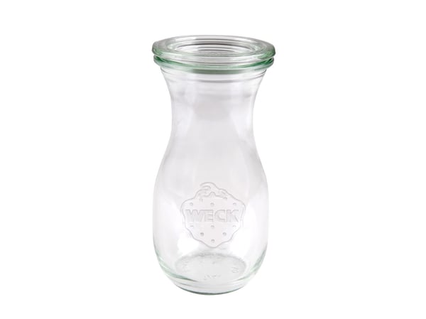 Patentflaske Weck 290 ml Ø6.95x14 cm uden låg glas,stk