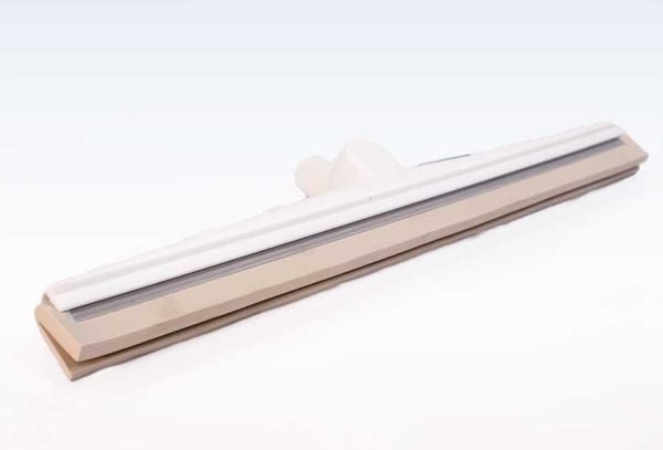 Roliba golvskrapa vit 60 cm - golvskrapa i plast 60 cm m. vridled
