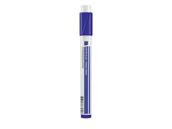 Marker Penol 0750 blå 2-5mm skå spids permanent - (10 stk.)