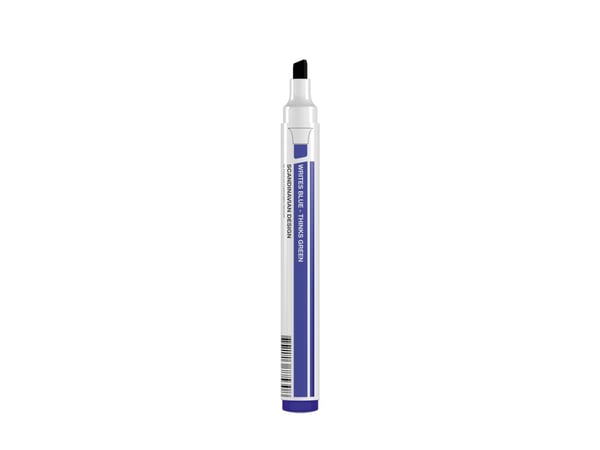 Marker Penol 0750 blå 2-5mm skå spids permanent - (10 stk.)