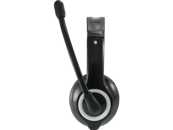 Equip 245301, Koblet med ledninger (ikke trådløs), Samtaler/musikk, 20 - 20000 Hz, 120 g, Hodesett, Svart