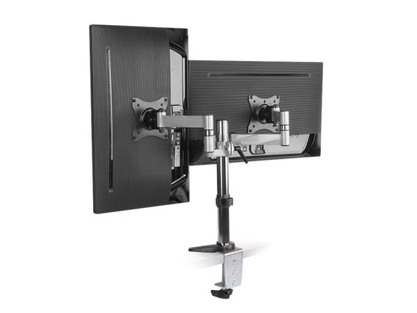 LogiLink BP0077, Gjennomføring, 8 kg, 33 cm (13"), 68,6 cm (27"), 100 x 100 mm, Sort, Rustfritt stål