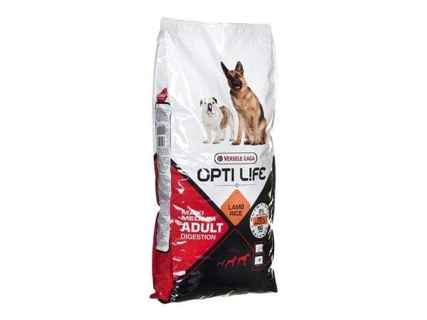 Versele-Laga Adult Digestion Medium & Maxi, Adult (animal), Maxi (26 - 44kg), Keskikokoinen (11 -25 kg), 12,5 kg, Gluteeniton