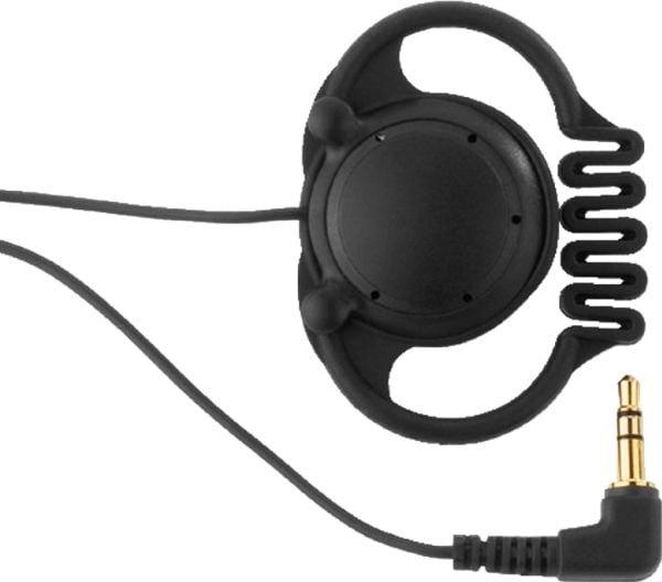 Monacor ES-16 - Hodetelefon - on-ear - over-øret-montering - kablet - 3,5 mm jakk - svart