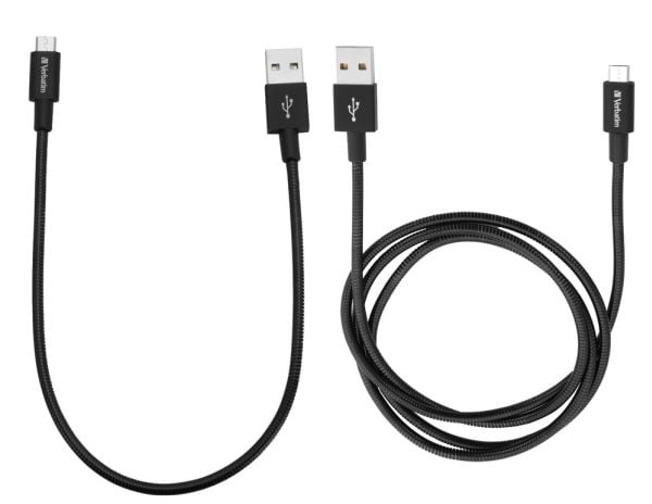Verbatim Sync and Charge - USB-kaapelisarja - USB (han) til Micro-USB Type B (han) - lajittelu