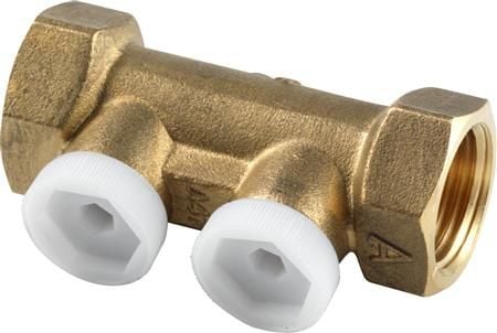 Socla 291NF kontrollerbar kontraventil 5/4". VA godkendt. Messing PN10, muffe/muffe tilslutning