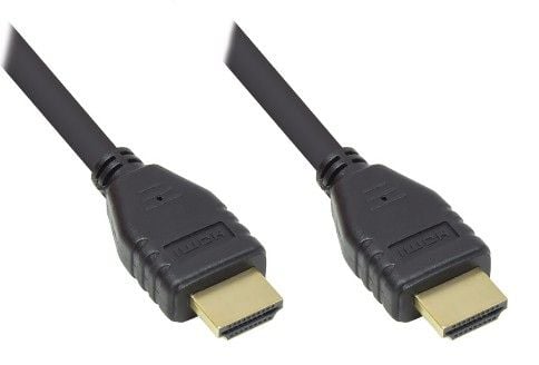 GoodConnections HDMI (ST-ST) 2m liitäntäkaapeli PREMIUM sertifioitu 4K 60Hz Musta (GC-M0138)