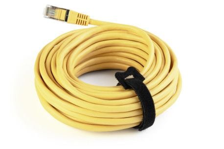 Durable Cavoline Grip Tie, Hook & loop cable tie, Musta, 20 cm, 10 mm, 5 kpl