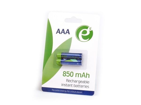 Gembird EnerGenie - Batteri - ready-to-use 2 x AAA - NiMH - (ladbare) - 850 mAh