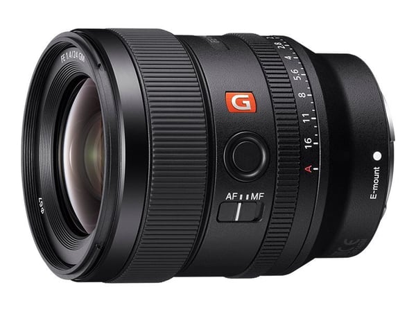 Sony G Master SEL24F14GM - Vidvinkelobjektiv - 24 mm - f/1.4 GM - Sony E-mount - för Cinema Line; a VLOGCAM; a1; a1 II; a6700; a7 IV; a7 V; a7C; a7...