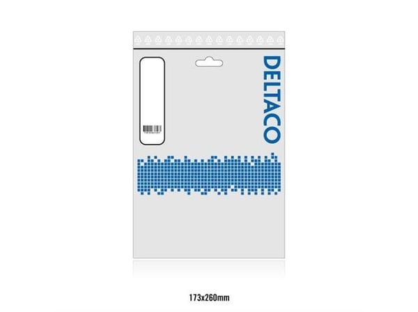 DELTACO - Koblingskabel - RJ-45 (hann) til RJ-45 (hann) - 10 m - SFTP - CAT 6 - halogenfri, formstøpt - grå