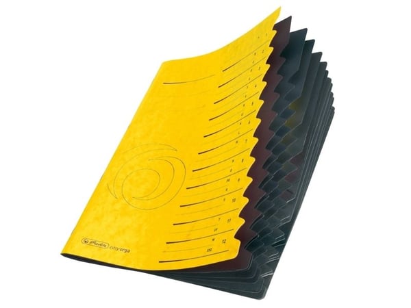 Herlitz 10843340, Keltainen, A4, 1 kpl