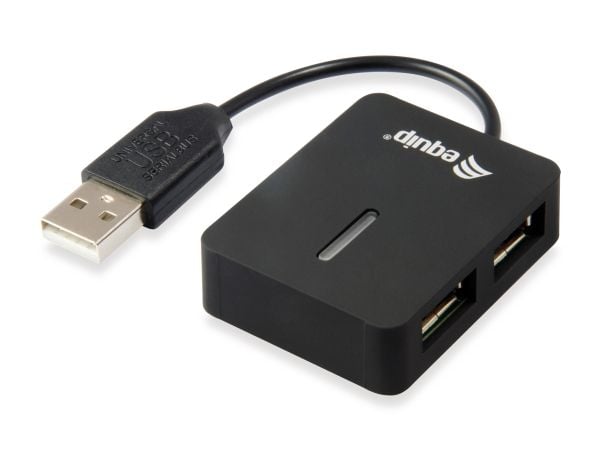 Equip 128952, USB 2.0, USB 2.0, 480 Mbit/s, Sort, Plast, CE