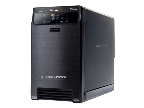 FANTEC QB-X2U31R - Harddiskarray - 2 brønner (SATA-600) - USB 3.1 (ekstern)