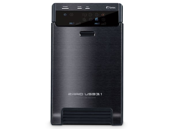FANTEC QB-X2U31R - Harddiskarray - 2 brønner (SATA-600) - USB 3.1 (ekstern)