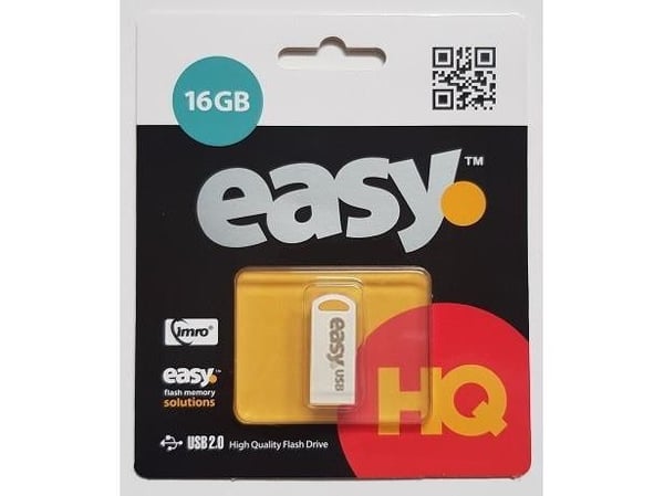 IMRO EASY/16GB, 16 GB, USB A-tyyppi, 2.0, 82 MB/s, Ilman suojusta, Musta