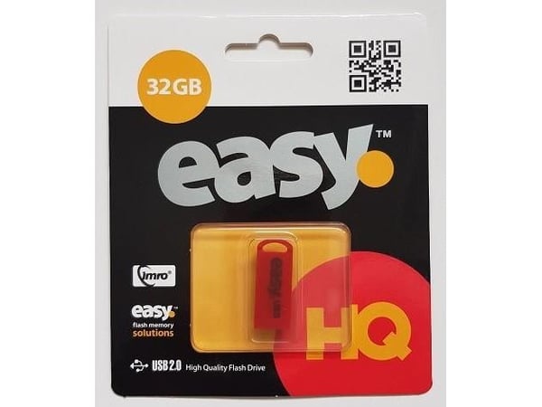 IMRO EASY/32GB, 32 GB, USB A-tyyppi, 2.0, Ilman suojusta, Musta
