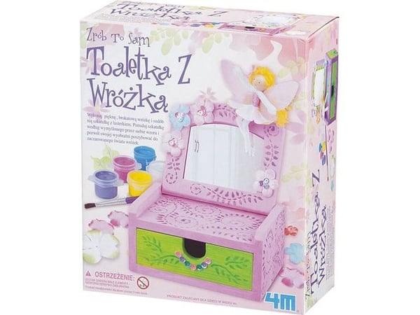 Borella Girl Crafts Cofanetto con Specchio e Fatina, 6 år Borella Girl Crafts Cofanetto con Specchio e Fatina, 6 år