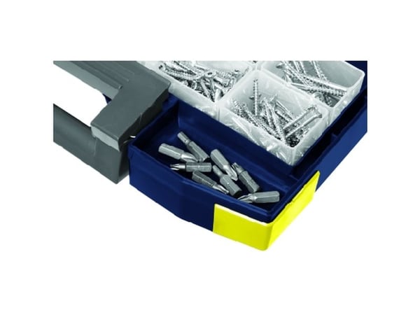 raaco Boxxser 80, Verktøy boks, Polykarbonat (PC), Polypropylen, Blå, Gjennomsiktig, 20 kg, Hengsel, 465 mm