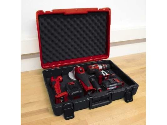 Einhell 4530049, Verktøy boks, Plast, Rød, 30 kg, Hengsel, 550 mm