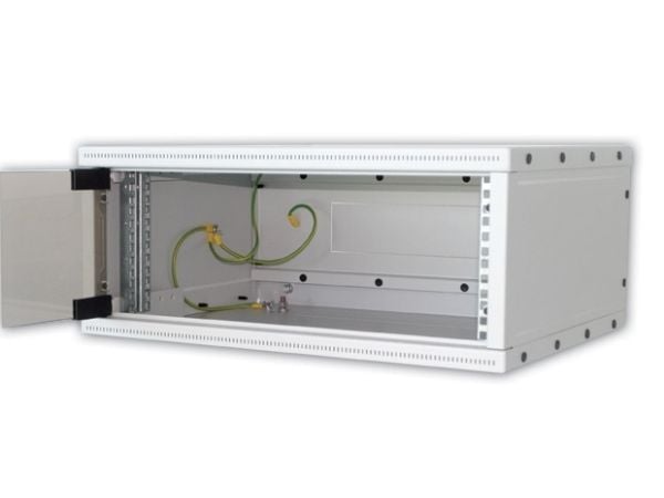 Triton 19 vegghus 9U 1 del T400 lys grå flatpakke