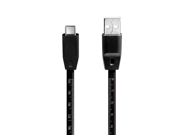 LogiLink CU0157, 1 m, USB A, USB C, USB 2.0, Lajittelu