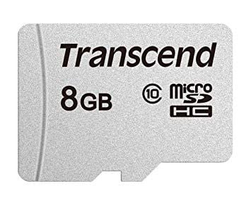 Transcend 300S - Flashminnekort - 8 GB - Class 10 - microSDHC
