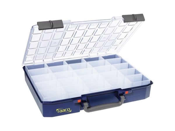 raaco CarryLite 80, Verktøy boks, Polykarbonat (PC), Polypropylen, Blå, Gjennomsiktig, 13 kg, Hengsel, 413 mm raaco CarryLite 80, Verktøy boks, Polykarbonat (PC), Polypropylen, Blå, Gjennomsiktig, 13 kg, Hengsel, 413 mm