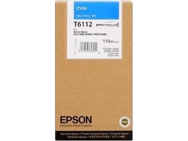 Epson T6122 - 220 ml - cyan - original - bläckpatron - för Stylus Pro 7400, Pro 7450, Pro 9400, Pro 9450