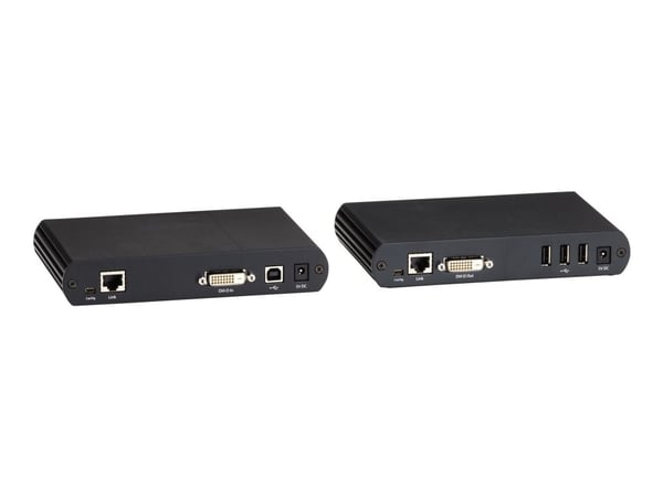 Black Box ACU1500A-R3, Lähetin & vastaanotin, Langallinen, 100 m, Cat5, Cat6, Cat7, DVI-D, USB