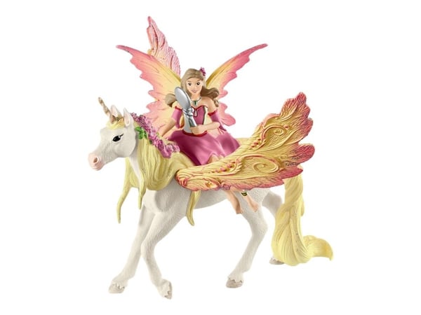 Schleich Fairy Feya with Pegasus unicorn