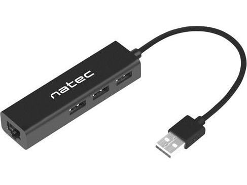 NATEC Dragonfly, USB 2.0, Sort, RJ-45, USB 2.0, USB, Windows 10, Windows 7, Windows 8, Windows XP, Mac OS 9.2, Mac OS X 10.0 Cheetah, Mac OS X 10.1...